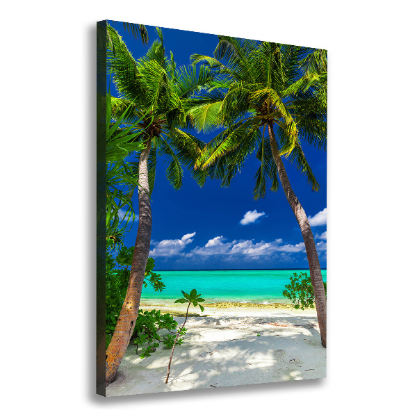 Large canvas wall art Tropical beach