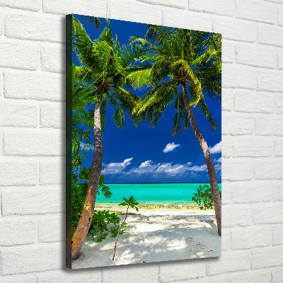 Large canvas wall art Tropical beach