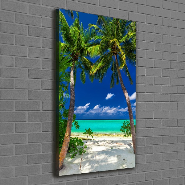 Large canvas wall art Tropical beach