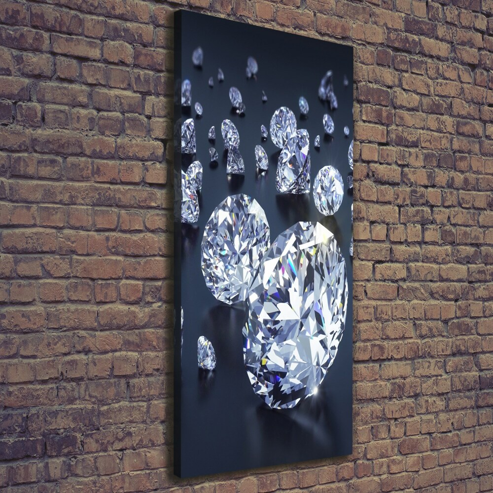 Canvas wall art Diamonds