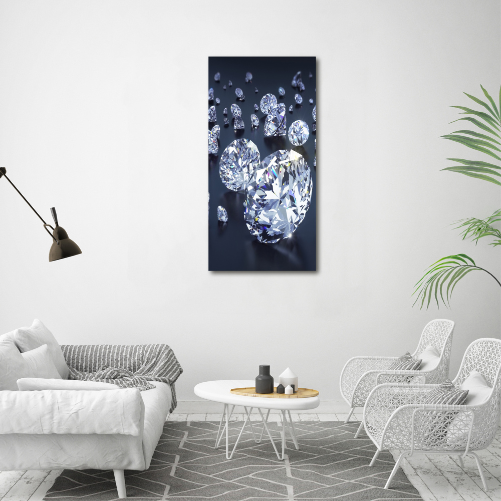 Canvas wall art Diamonds