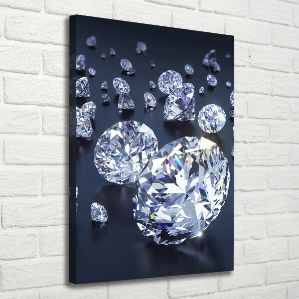 Canvas wall art Diamonds