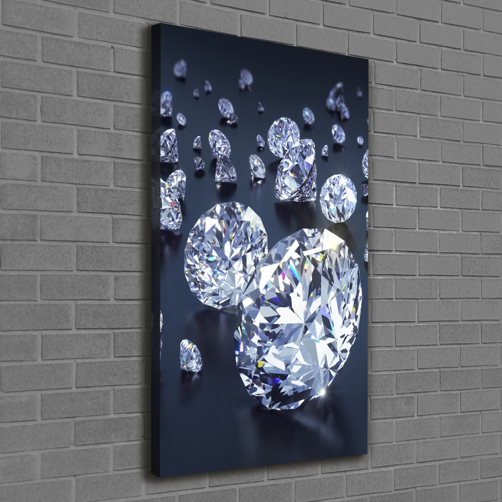 Canvas wall art Diamonds