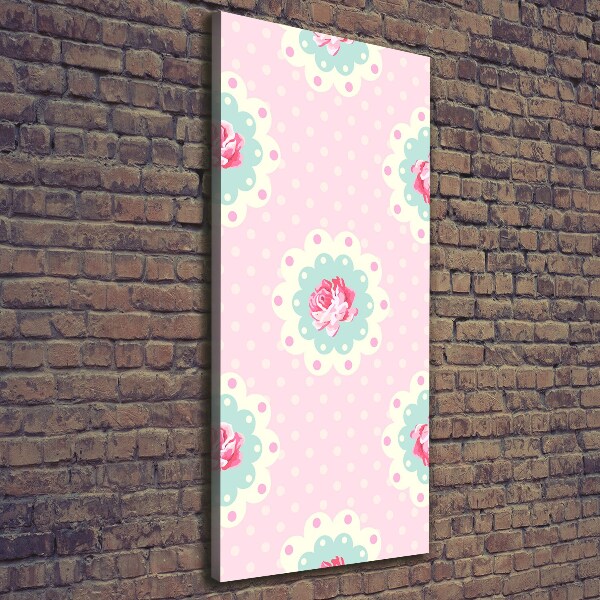 Wall art canvas large Roses