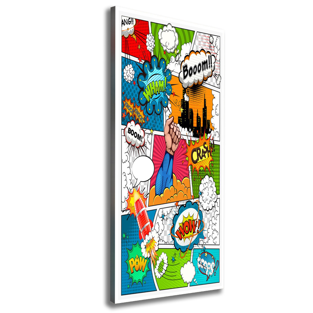 Canvas print Comic book