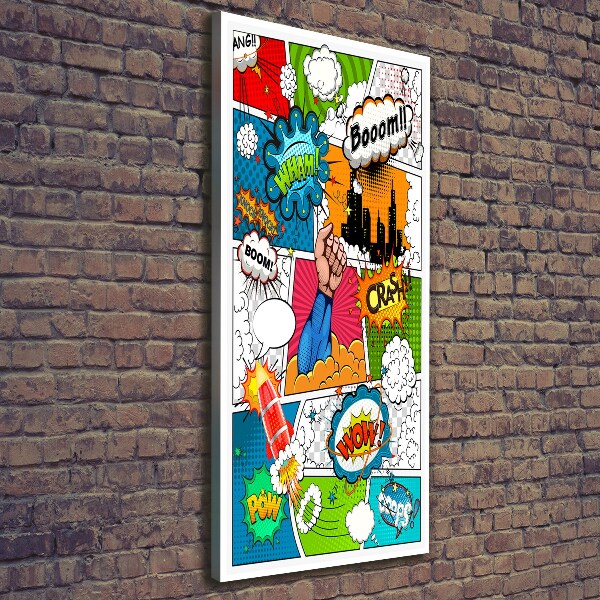 Canvas print Comic book