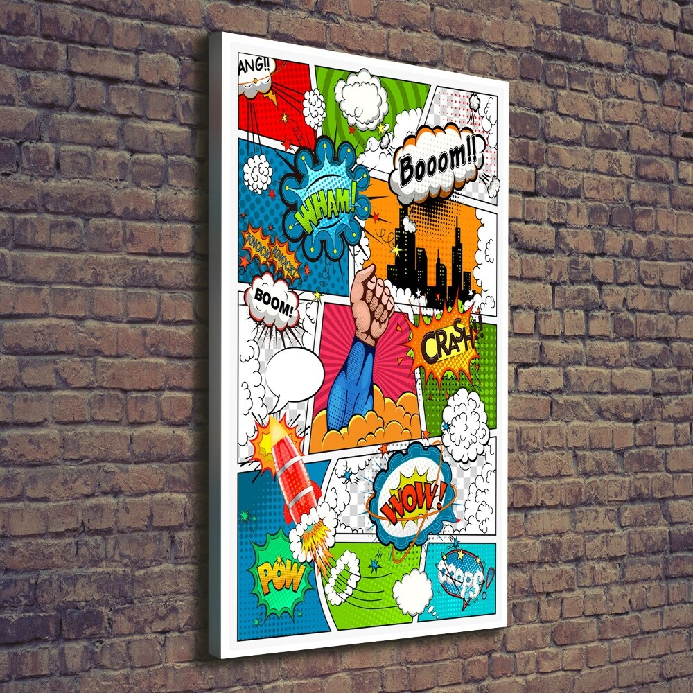 Canvas print Comic book