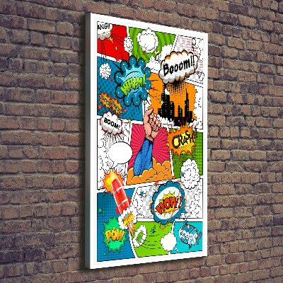 Canvas print Comic book