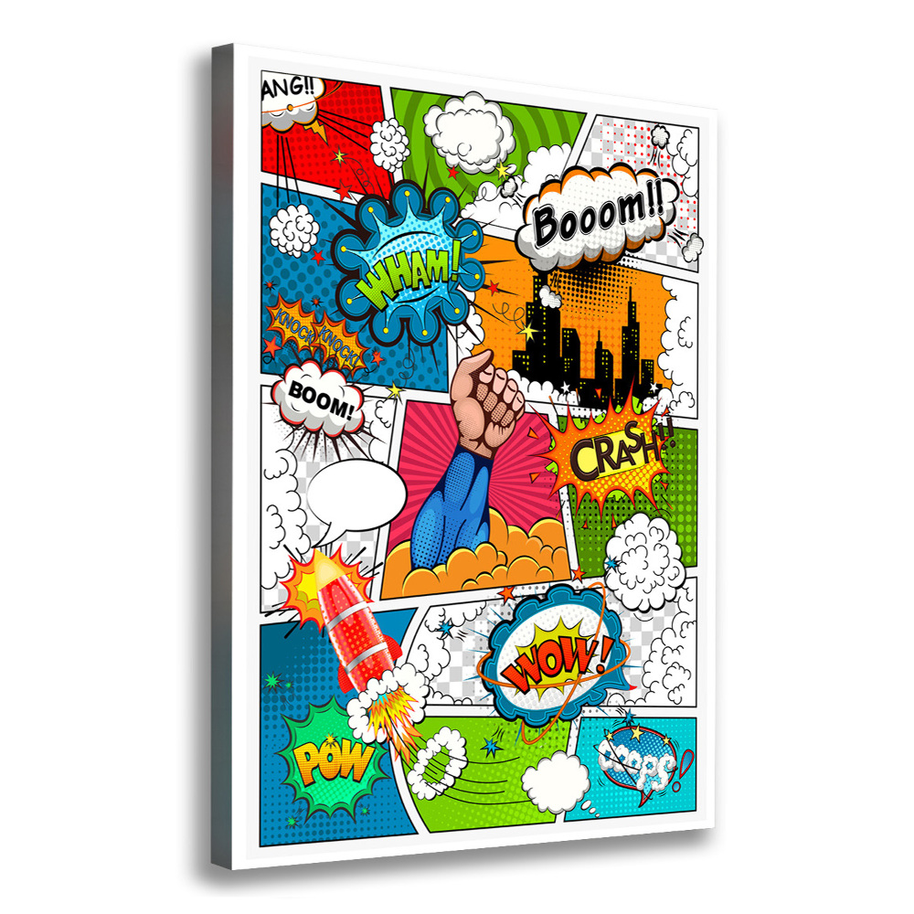 Canvas print Comic book