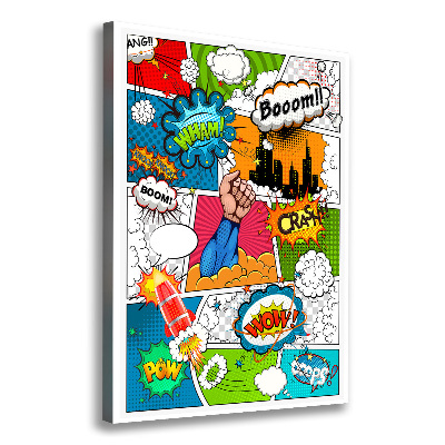 Canvas print Comic book