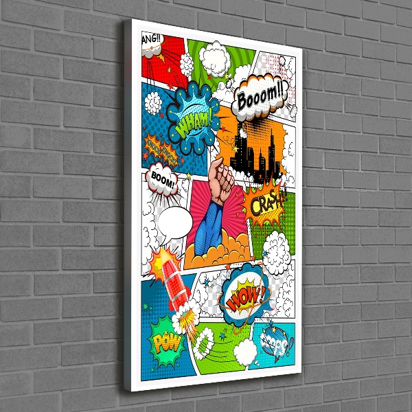 Canvas print Comic book