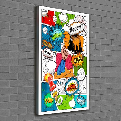 Canvas print Comic book