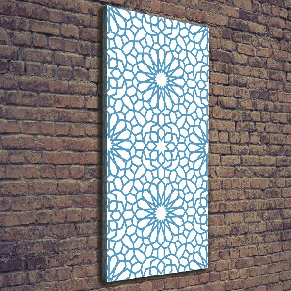 Wall art canvas large Oriental pattern