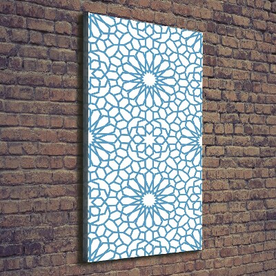 Wall art canvas large Oriental pattern