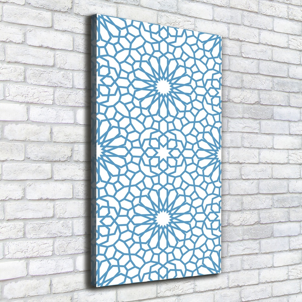 Wall art canvas large Oriental pattern