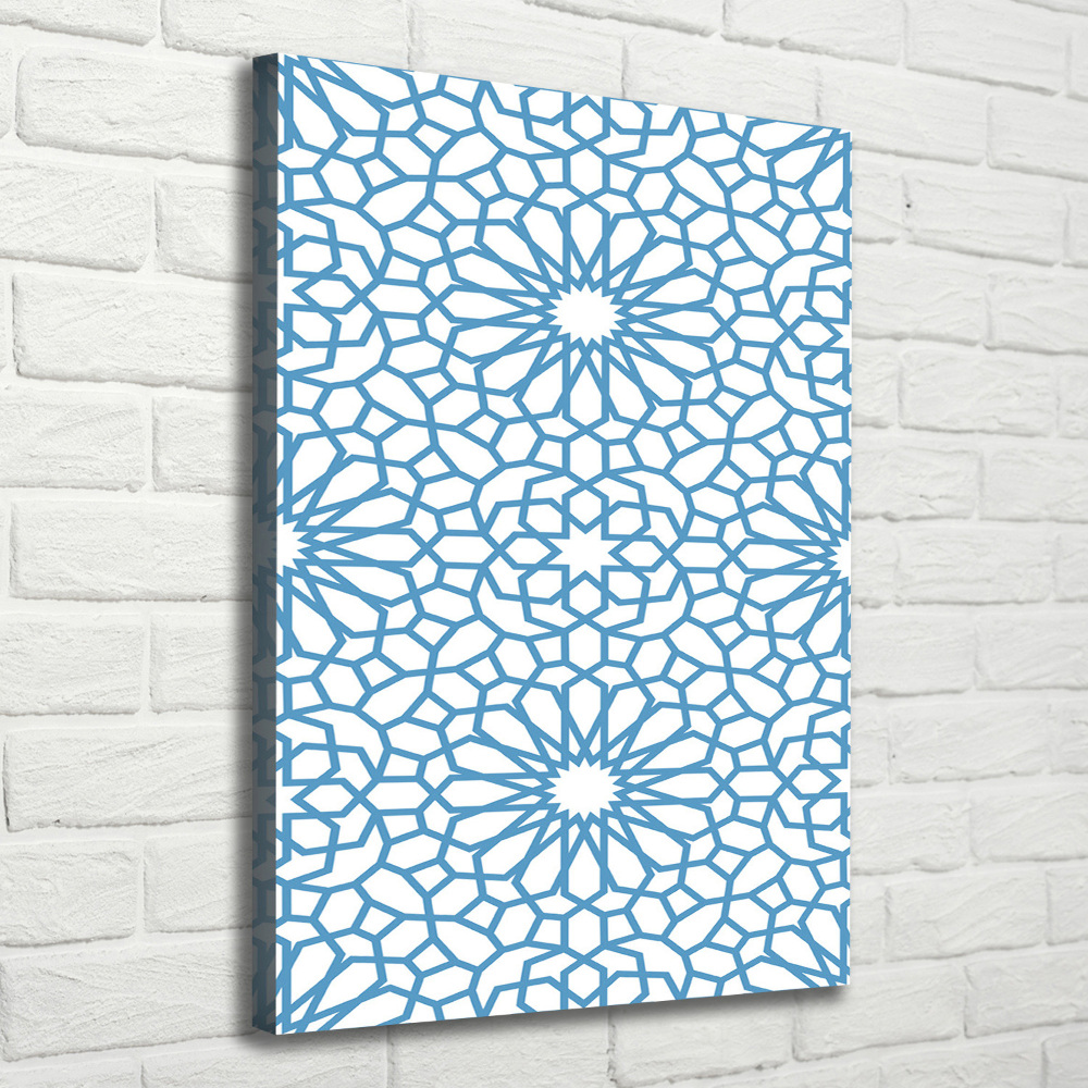 Wall art canvas large Oriental pattern