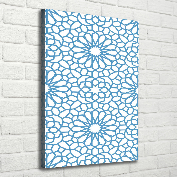 Wall art canvas large Oriental pattern