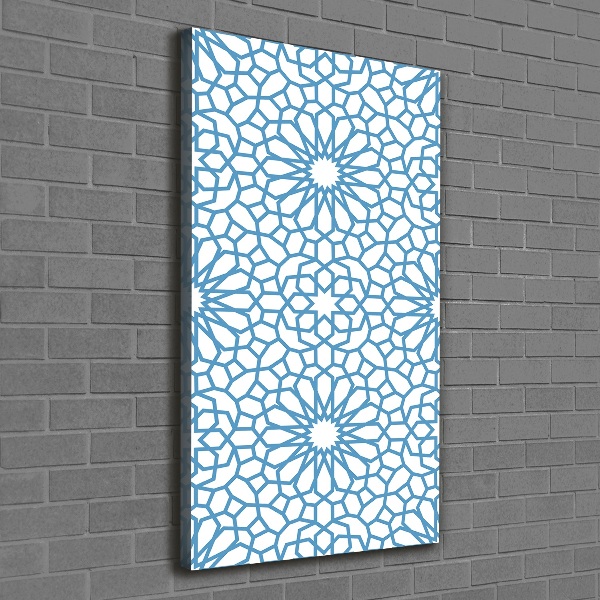 Wall art canvas large Oriental pattern