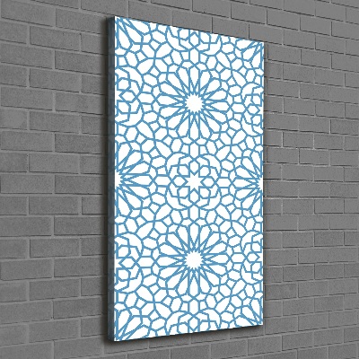 Wall art canvas large Oriental pattern