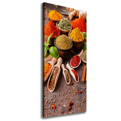 Canvas wall art Spices