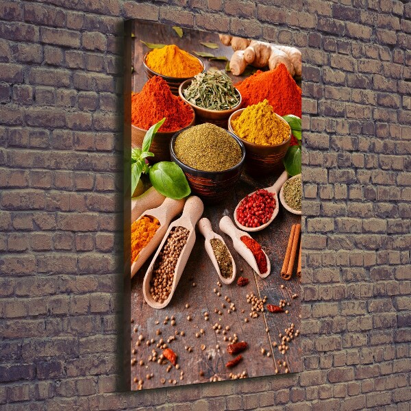 Canvas wall art Spices