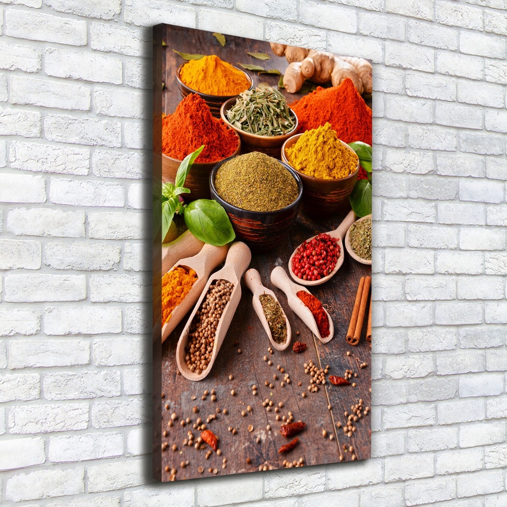 Canvas wall art Spices