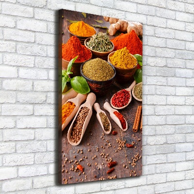 Canvas wall art Spices