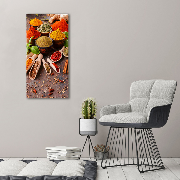 Canvas wall art Spices