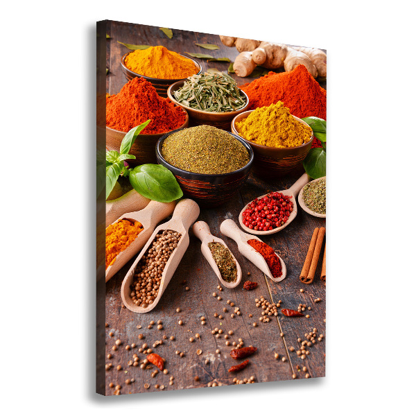 Canvas wall art Spices