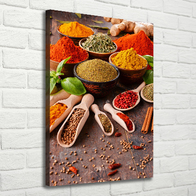 Canvas wall art Spices