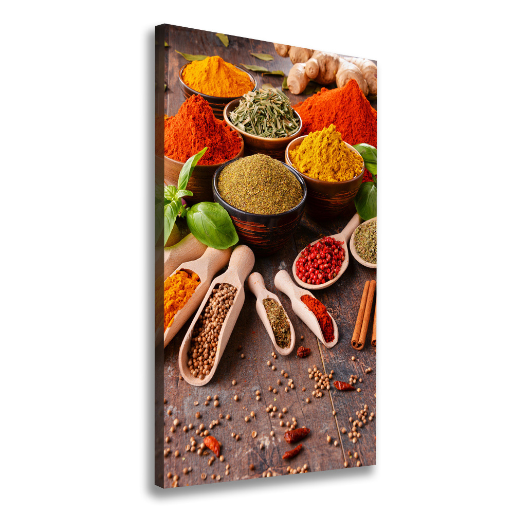 Canvas wall art Spices