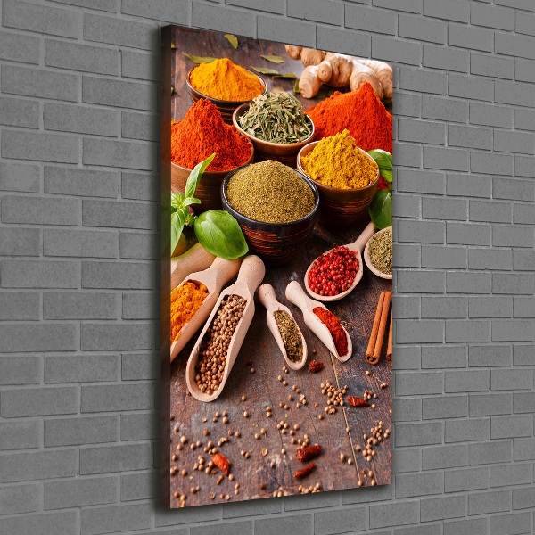 Canvas wall art Spices