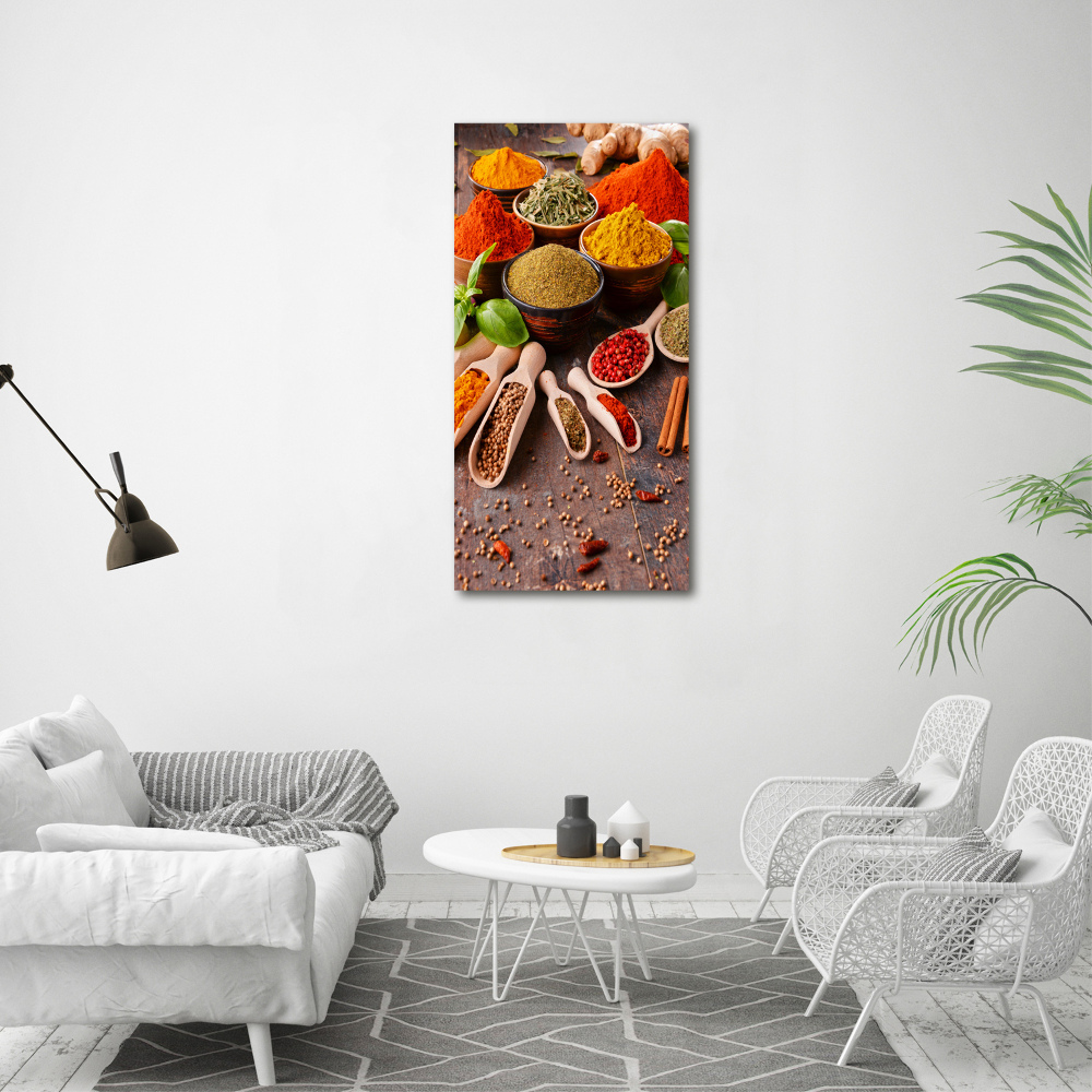 Canvas wall art Spices