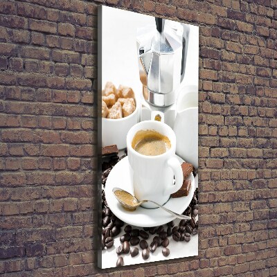 Large canvas wall art Cup of coffee