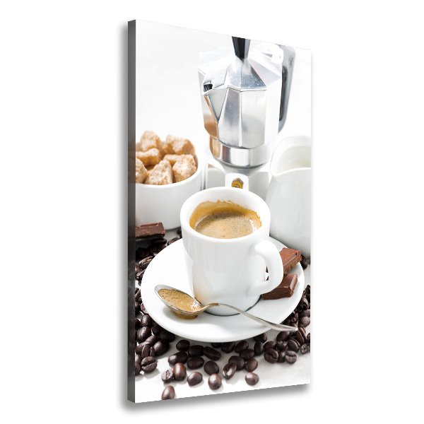 Large canvas wall art Cup of coffee