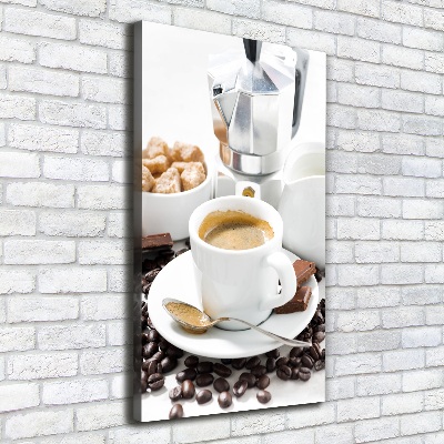 Large canvas wall art Cup of coffee