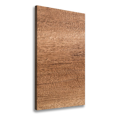 Canvas wall art Wooden background