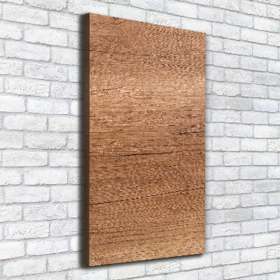 Canvas wall art Wooden background