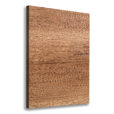 Canvas wall art Wooden background