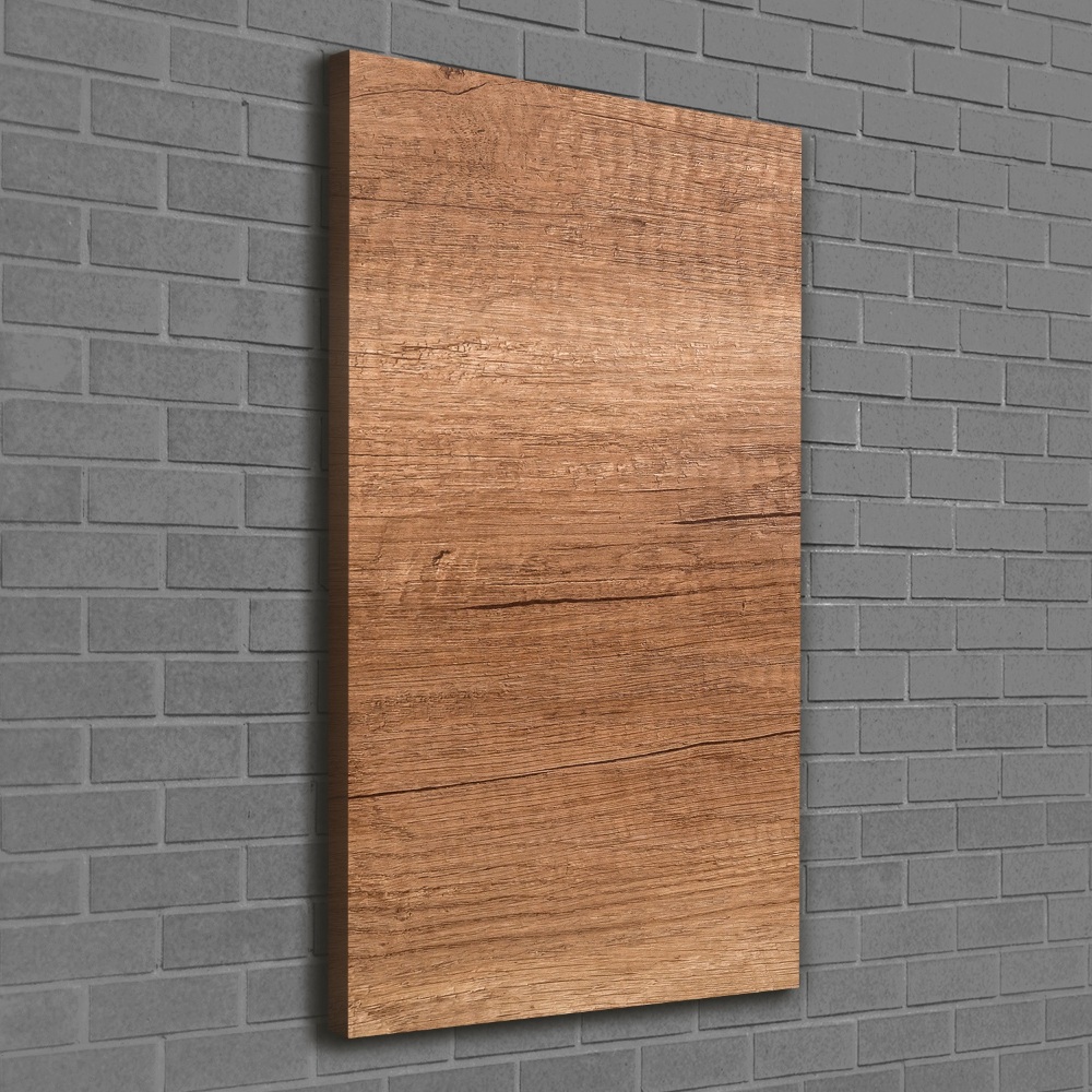 Canvas wall art Wooden background