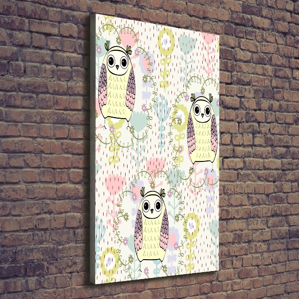 Canvas wall art Owls