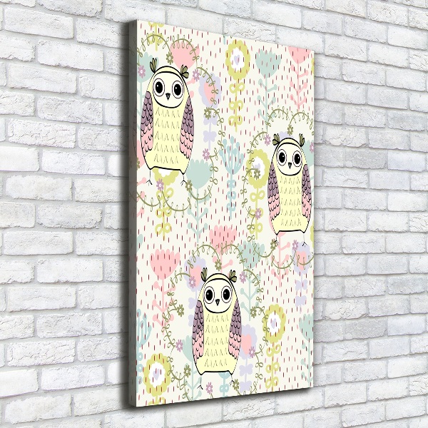 Canvas wall art Owls