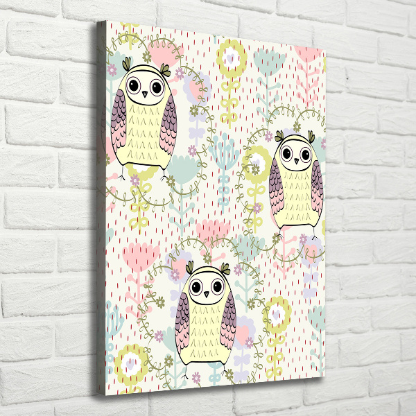 Canvas wall art Owls