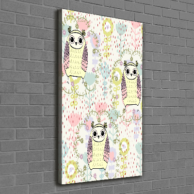 Canvas wall art Owls