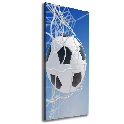 Large canvas wall art Ball in the goal