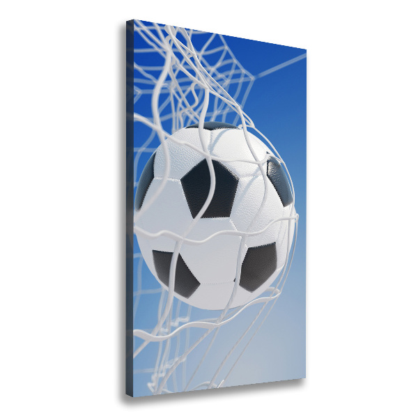 Large canvas wall art Ball in the goal