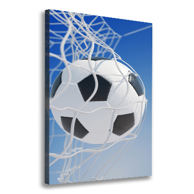 Large canvas wall art Ball in the goal