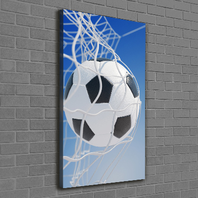 Large canvas wall art Ball in the goal