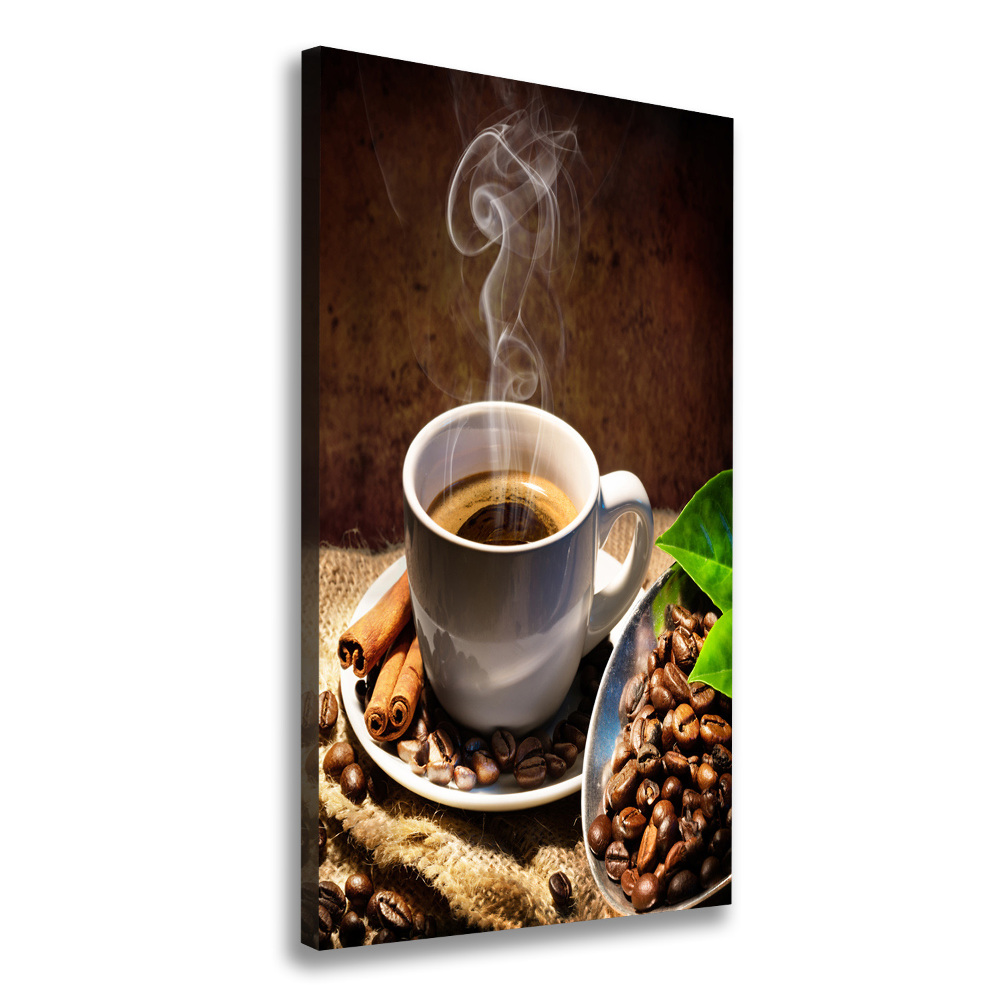 Wall art canvas large Cup of coffee