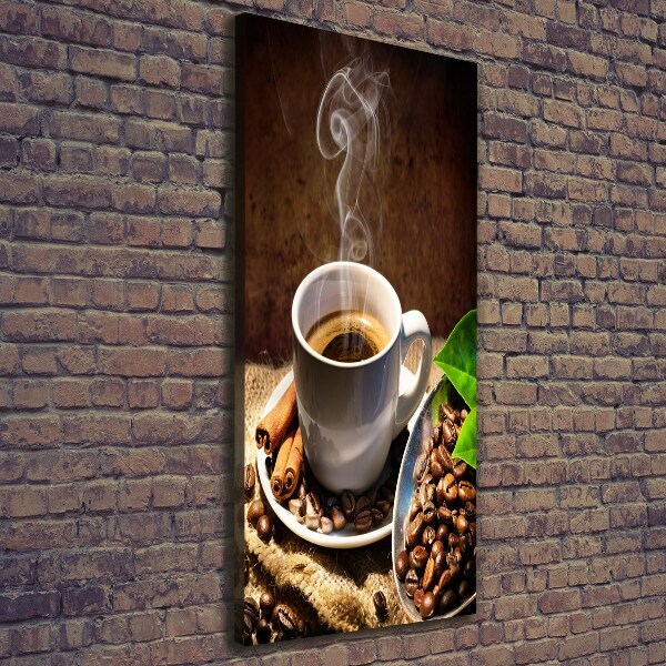 Wall art canvas large Cup of coffee